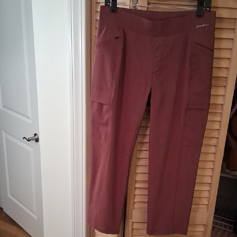 Eddie Bauer women's Active/Utility Ankle Pants in Dusty Mauve
